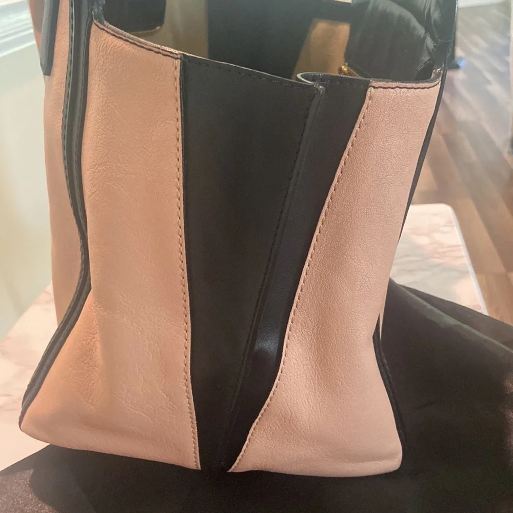 🇫🇷CHLOE ALLISON BAG Pink & Black Leather✨ - Picture 6 of 15